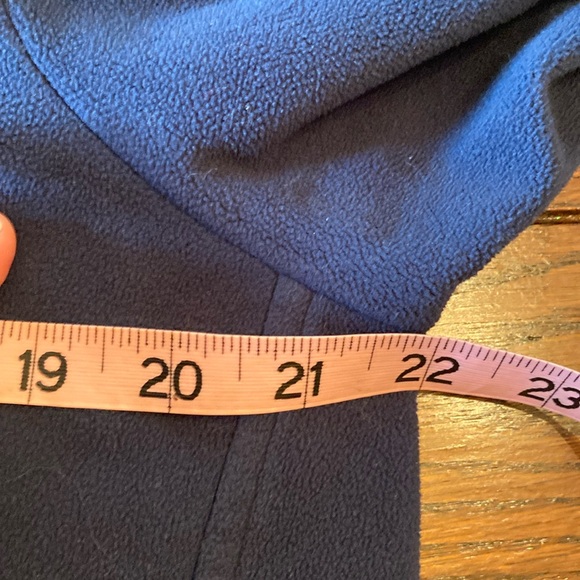 The North Face Small Zippered Jacket W22 L25 Blue Fleece Top - Picture 3 of 13